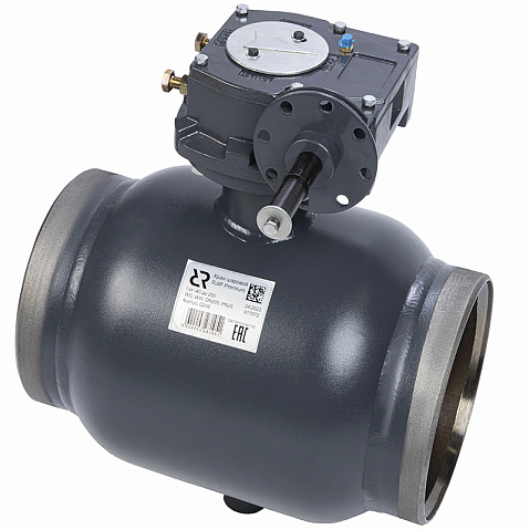 Кран стальной шаровой цельносварной DN 600-500 PN 25 стандартнопроходной приварной 1500мм с редукт. RJIP-WW РИДАН 065N0186GR купить в Челябинске | "Проконсим"